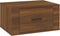 vidaXL - Nachtkastje - wandgemonteerd - 50x36x25 - cm - bruin - eikenkleur