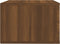 vidaXL - Nachtkastje - wandgemonteerd - 50x36x25 - cm - bruin - eikenkleur