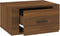 vidaXL - Nachtkastje - wandgemonteerd - 50x36x25 - cm - bruin - eikenkleur