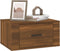 vidaXL - Nachtkastje - wandgemonteerd - 50x36x25 - cm - bruin - eikenkleur
