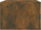 vidaXL - Nachtkastje - wandgemonteerd - 50x36x25 - cm - gerookt - eikenkleurig