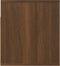vidaXL - Nachtkastje - wandgemonteerd - 50x36x40 - cm - bruin - eikenkleur