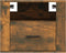 vidaXL - Nachtkastje - wandgemonteerd - 50x36x40 - cm - gerookt - eikenkleurig