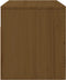 vidaXL - Nachtkastje - wandgemonteerd - 50x36x40 - cm - honingbruin