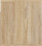 vidaXL - Nachtkastje - wandgemonteerd - 50x36x40 - cm - sonoma - eikenkleurig