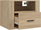 vidaXL - Nachtkastje - wandgemonteerd - 50x36x40 - cm - sonoma - eikenkleurig