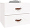 vidaXL - Nachtkastje - wandgemonteerd - 50x36x40 - cm - wit
