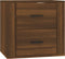 vidaXL - Nachtkastje - wandgemonteerd - 50x36x47 - cm - bruin - eikenkleur