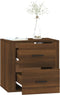 vidaXL - Nachtkastje - wandgemonteerd - 50x36x47 - cm - bruin - eikenkleur