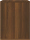 vidaXL - Nachtkastje - wandgemonteerd - 50x36x47 - cm - bruin - eikenkleur