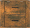 vidaXL - Nachtkastje - wandgemonteerd - 50x36x47 - cm - gerookt - eikenkleurig