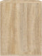 vidaXL - Nachtkastje - wandgemonteerd - 50x36x47 - cm - sonoma - eikenkleurig