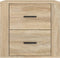 vidaXL - Nachtkastje - wandgemonteerd - 50x36x47 - cm - sonoma - eikenkleurig