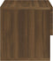 vidaXL - Nachtkastje - wandgemonteerd - bruin - eikenkleur
