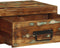 vidaXL - Nachtkastje - wandgemonteerd - massief - gerecycled - hout