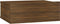 vidaXL - Nachtkastje - zwevend - 40x30x15 - cm - bewerkt - hout - bruin - eikenkleur
