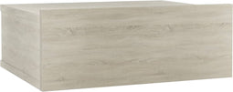 vidaXL - Nachtkastje - zwevend - 40x30x15cm - bewerkt - hout - sonoma - eikenkleurig