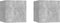 vidaXL - Nachtkastjes - 2 - st - 30,5x30x30 - cm - bewerkt - hout - betongrijs