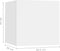 vidaXL - Nachtkastjes - 2 - st - 30,5x30x30 - cm - bewerkt - hout - wit