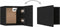 vidaXL - Nachtkastjes - 2 - st - 30,5x30x30 - cm - bewerkt - hout - zwart
