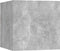 vidaXL - Nachtkastjes - 2 - st - 30,5x30x30 - cm - bewerkt - hout - betongrijs