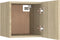 vidaXL - Nachtkastjes - 2 - st - 30,5x30x30cm - bewerkt - hout - sonoma - eikenkleurig