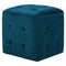 vidaXL - Nachtkastjes - 2 - st - 30x30x30 - cm - fluweel - blauw