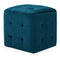 vidaXL - Nachtkastjes - 2 - st - 30x30x30 - cm - fluweel - blauw