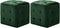vidaXL - Nachtkastjes - 2 - st - 30x30x30 - cm - fluweel - groen