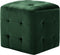vidaXL - Nachtkastjes - 2 - st - 30x30x30 - cm - fluweel - groen