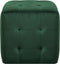 vidaXL - Nachtkastjes - 2 - st - 30x30x30 - cm - fluweel - groen