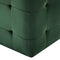 vidaXL - Nachtkastjes - 2 - st - 30x30x30 - cm - fluweel - groen