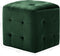 vidaXL - Nachtkastjes - 2 - st - 30x30x30 - cm - fluweel - groen