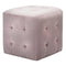 vidaXL - Nachtkastjes - 2 - st - 30x30x30 - cm - fluweel - roze