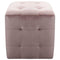 vidaXL - Nachtkastjes - 2 - st - 30x30x30 - cm - fluweel - roze