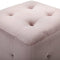 vidaXL - Nachtkastjes - 2 - st - 30x30x30 - cm - fluweel - roze