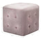 vidaXL - Nachtkastjes - 2 - st - 30x30x30 - cm - fluweel - roze