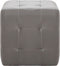 vidaXL - Nachtkastjes - 2 - st - 30x30x30 - cm - kunstleer - grijs