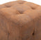 vidaXL - Nachtkastjes - 2 - st - 30x30x30 - cm - kunstsuède - bruin