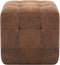 vidaXL - Nachtkastjes - 2 - st - 30x30x30 - cm - kunstsuède - bruin