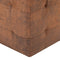 vidaXL - Nachtkastjes - 2 - st - 30x30x30 - cm - kunstsuède - bruin