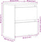 vidaXL - Nachtkastjes - 2 - st - 30x30x40 - cm - bewerkt - hout - oud - houtkleurig