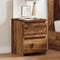 vidaXL - Nachtkastjes - 2 - st - 30x30x40 - cm - bewerkt - hout - oud - houtkleurig