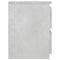 vidaXL - Nachtkastjes - 2 - st - 30x30x40 - cm - bewerkt - hout - betongrijs