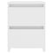 vidaXL - Nachtkastjes - 2 - st - 30x30x40 - cm - bewerkt - hout - wit