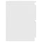 vidaXL - Nachtkastjes - 2 - st - 30x30x40 - cm - bewerkt - hout - wit
