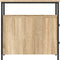 vidaXL - Nachtkastjes - 2 - st - 30x60x60 - cm - bewerkt - hout - sonoma - eikenkleurig