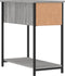 vidaXL - Nachtkastjes - 2 - st - 30x60x60 - cm - bewerkt - hout - grijs - sonoma - eiken