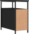 vidaXL - Nachtkastjes - 2 - st - 30x60x60 - cm - bewerkt - hout - zwart