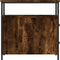 vidaXL - Nachtkastjes - 2 - st - 30x60x60 - cm - bewerkt - hout - gerookt - eikenkleurig